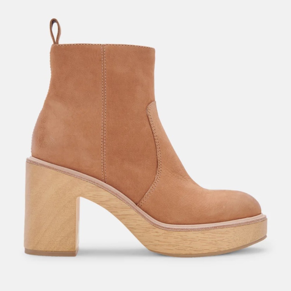 Dolce Vita Cecile praline nubuck boot, sz 9.5, new in box from Anthropologie